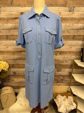 J.McLaughlin Blue Amber Dress S